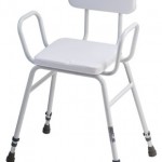 Malling Perching stool with arms & padded back