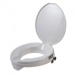 Prima raised toilet seat with lid
