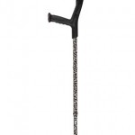 Adjustable Forearm Crutches w/Patterns – Black (per 1/ per pair)